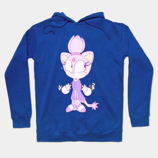 Classic Blaze the Cat Hoodie by SpookytheKitty2001